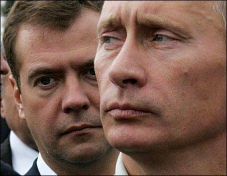 Braccio di ferro Putin-Medvedev