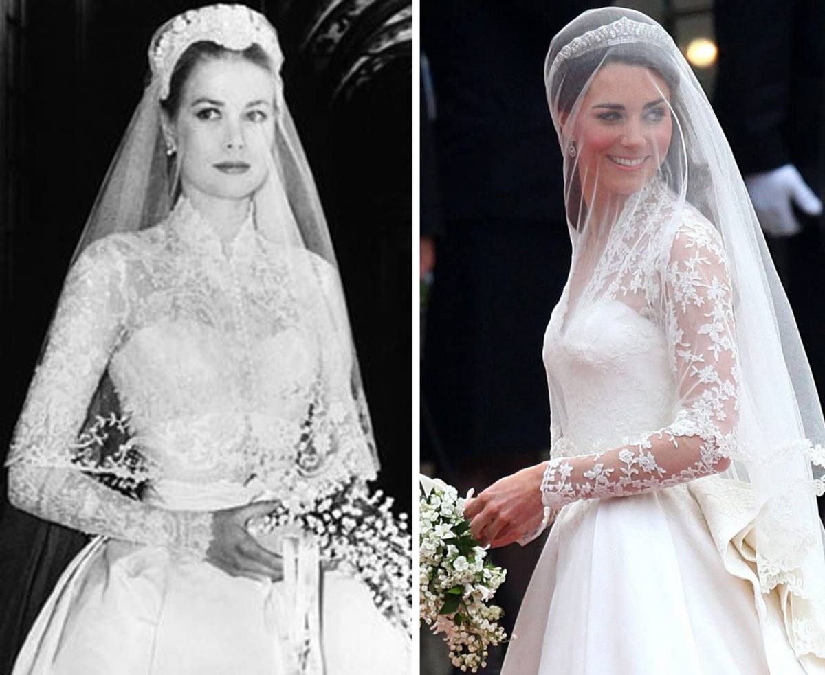 Abito matrimonio clearance grace kelly