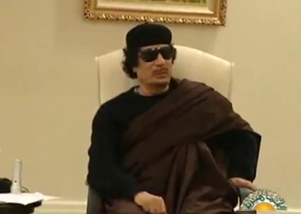 Messaggio audio del raìs 
Gheddafi: mi trovo dove 
non potete raggiungermi