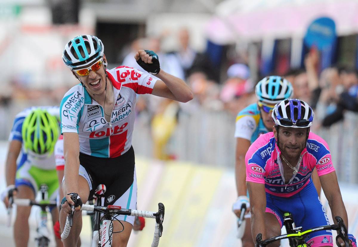 Giro d'Italia, la tappa al belga De Clercq 