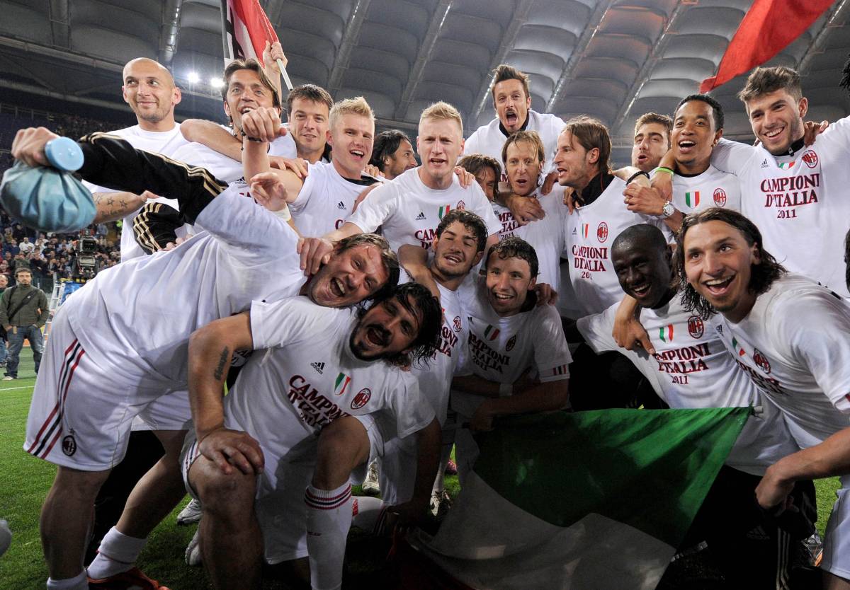 Il Milan prepara la festa per lo scudetto