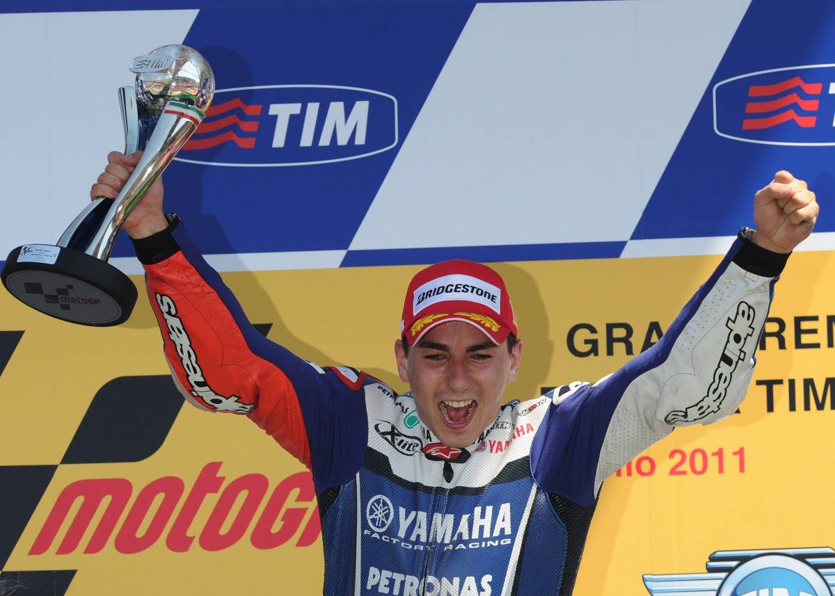 MotoGp, al Mugello 
trionfa Jorge Lorenzo 
Solo sesto Rossi