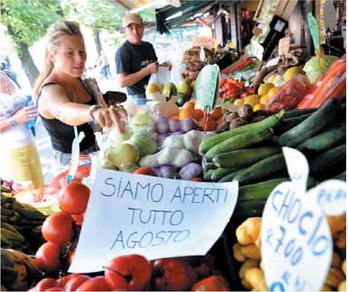 Deserto d’agosto: niente guida sui negozi