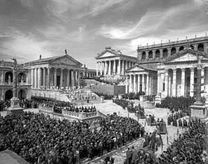 Come nell'antica Roma 
ora gli Usa aspettano 
l'arrivo dei "barbari"