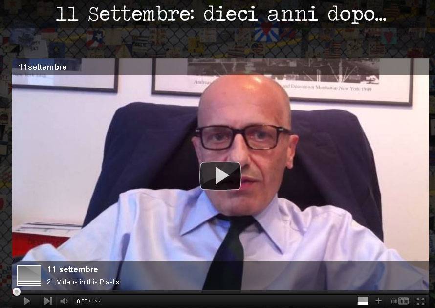 Il vostro 11 settembre sul canale Youtube