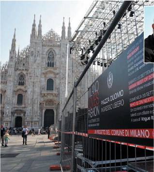 L’Anpi conquista la Loggia: moda in Duomo