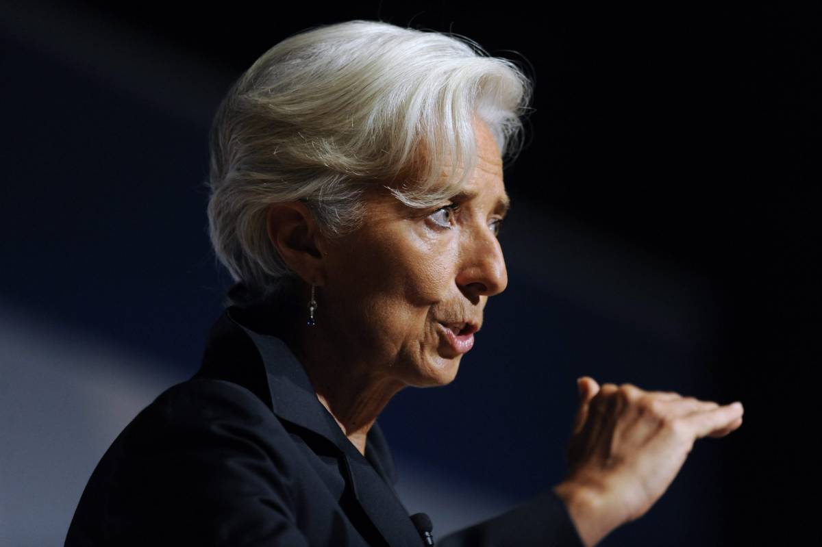 L'allarme della Lagarde: 
"La crescita globale 
rischia un forte ribasso"