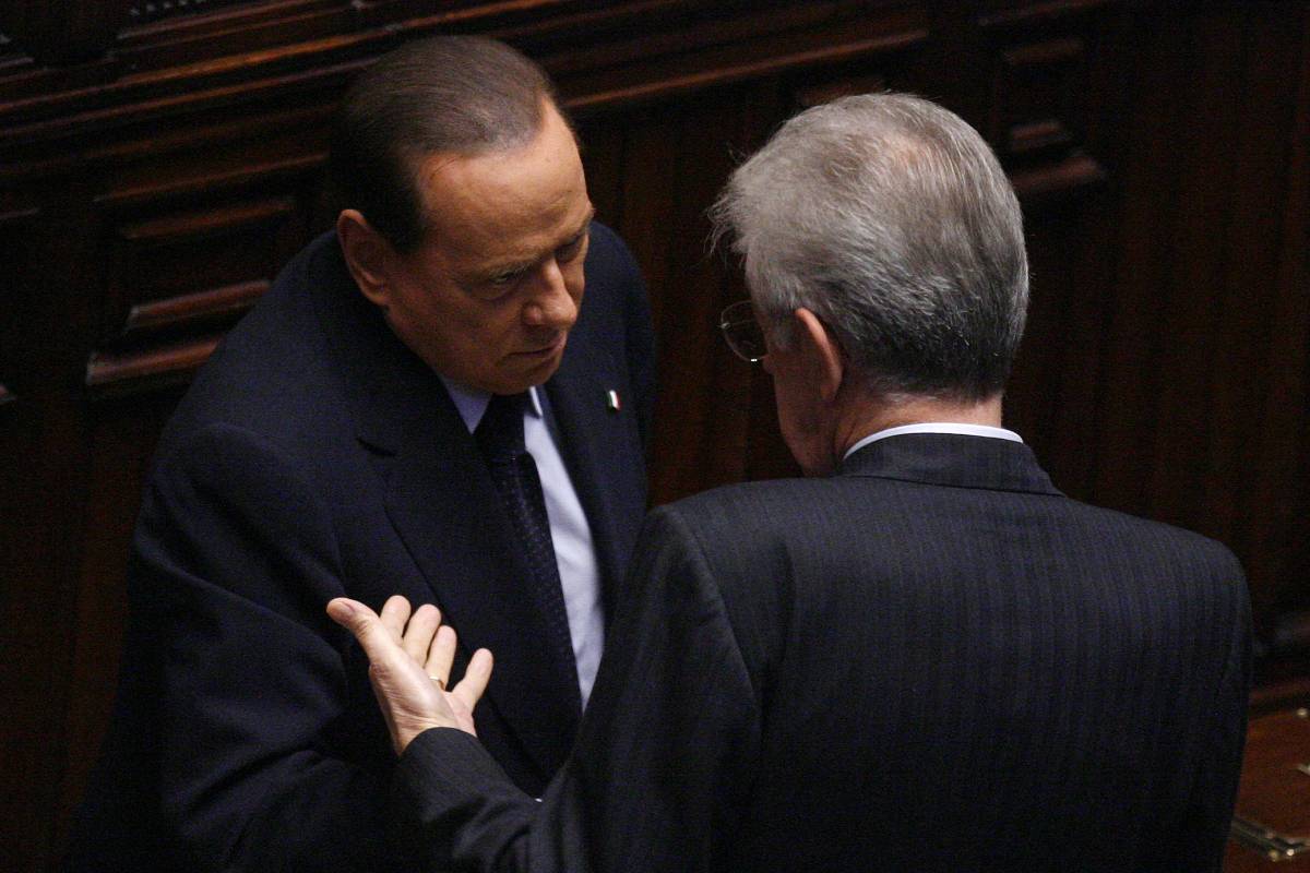 Monti lo sa: il pallino   è in mano a Berlusconi