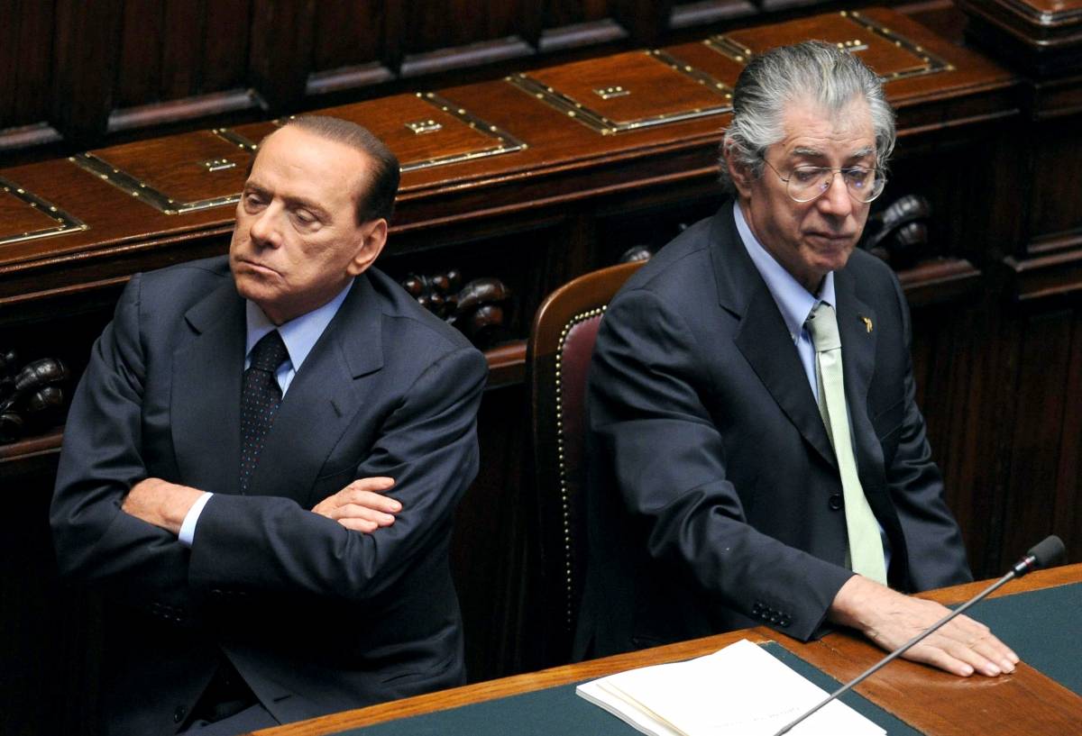 Berlusconi gela Bossi, trema l'asse del Nord