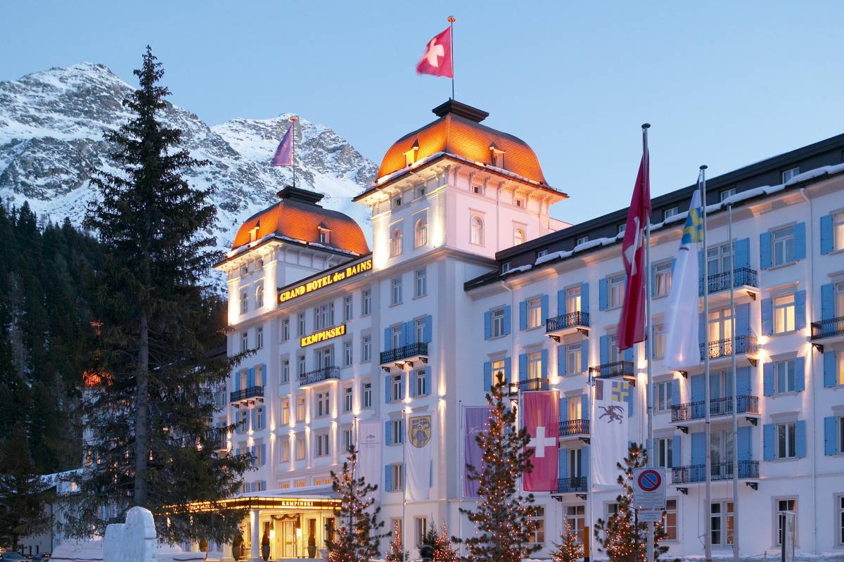 Un inverno fatato al Grand Hotel des Bains