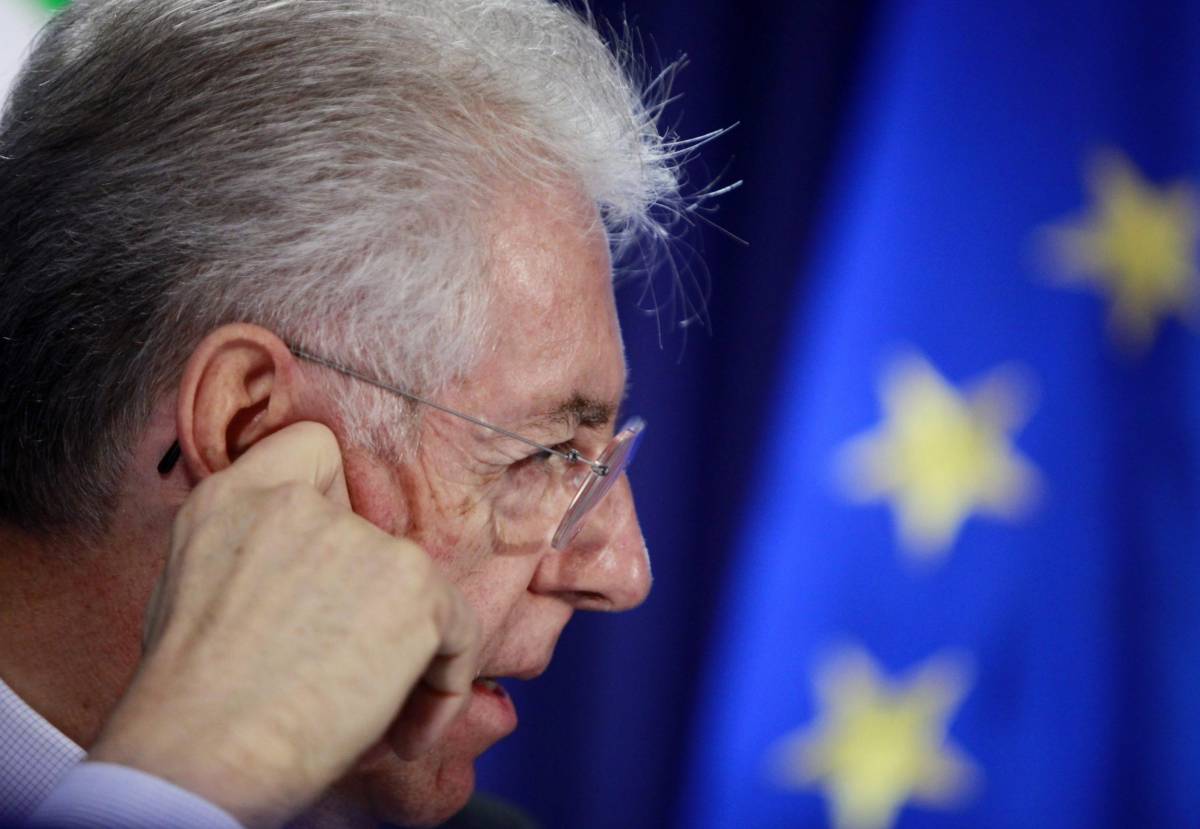 Monti dichiari in pubblico  di aver chiuso coi poteri forti