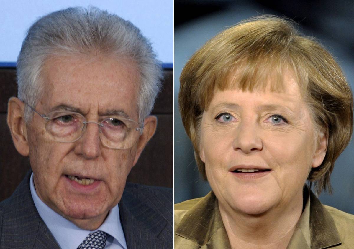 Monti attacca la Merkel  e difende Berlusconi:  "Da lui sostegno importante"