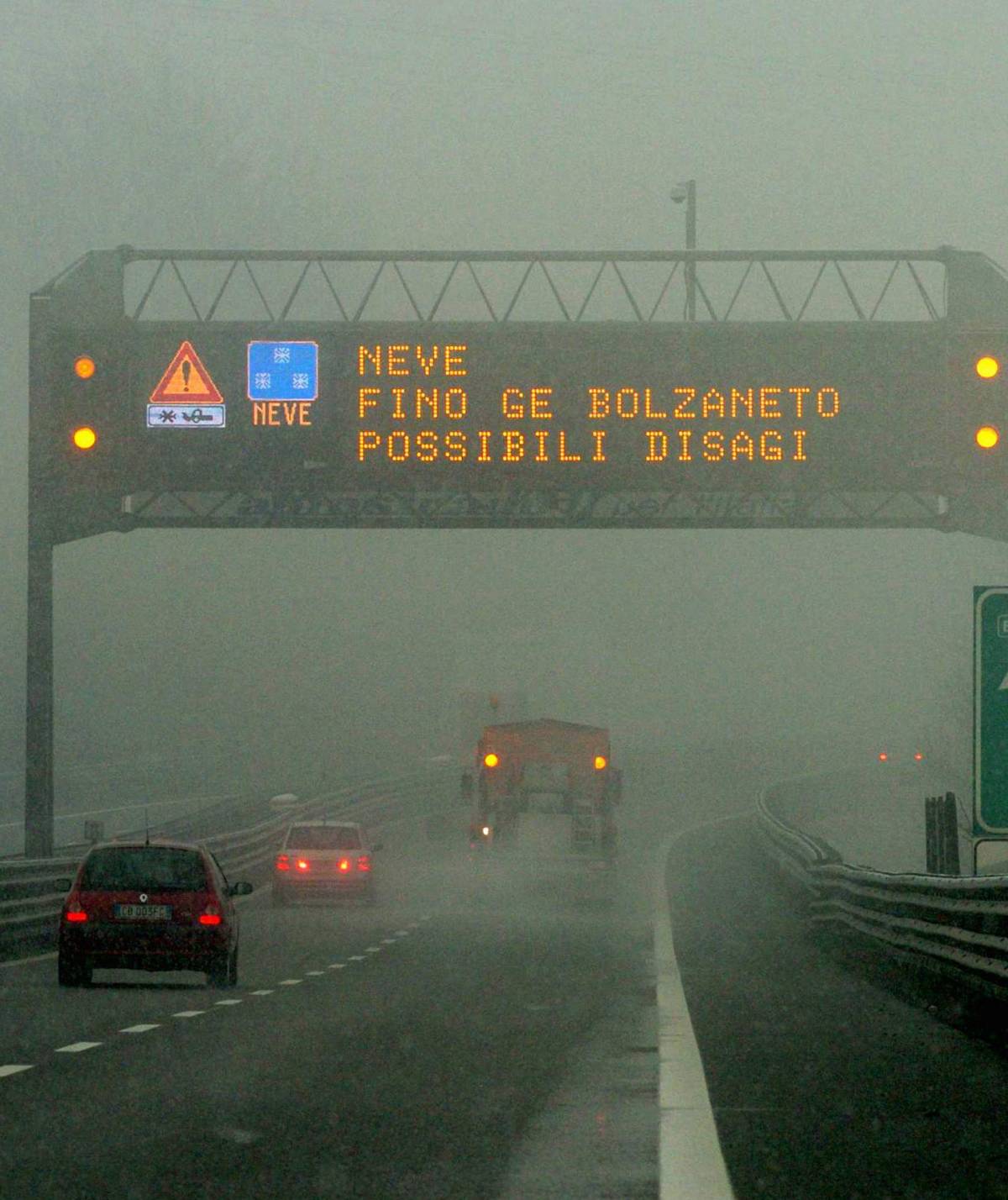 Ieri la prima neve, oggi crollo delle temperature