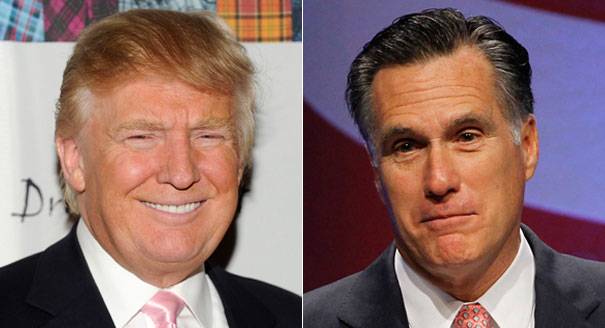 Donald Trump appoggia Romney