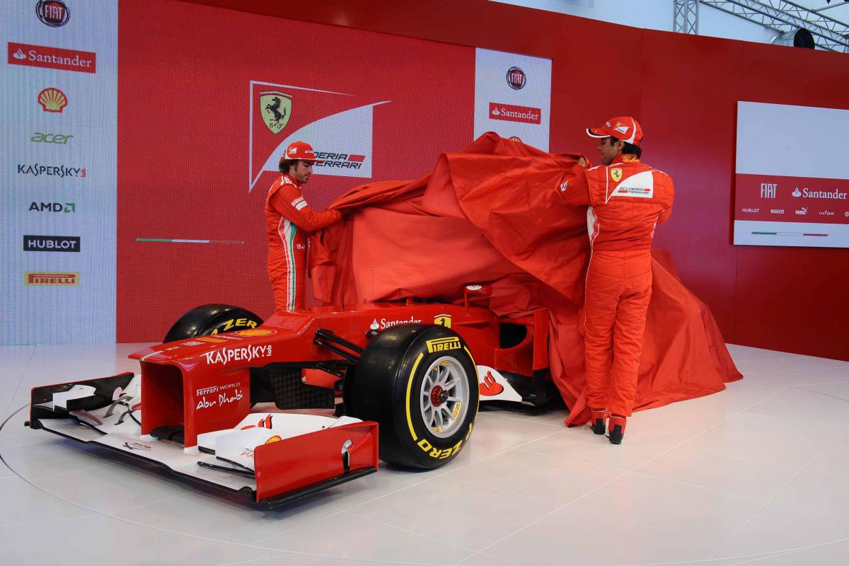 Ecco la nuova Ferrari F2012 Brutta per spaventare la F1