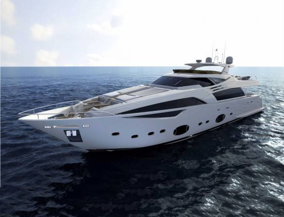 Ferretti "Custom Line 100" premiato a Londra