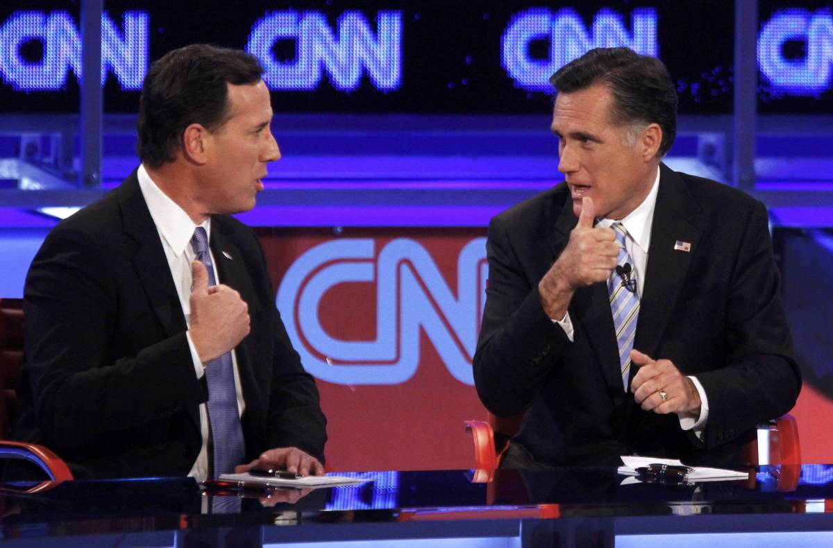 Romney a Santorum "Un finto conservatore Nel 2008 era con me"
