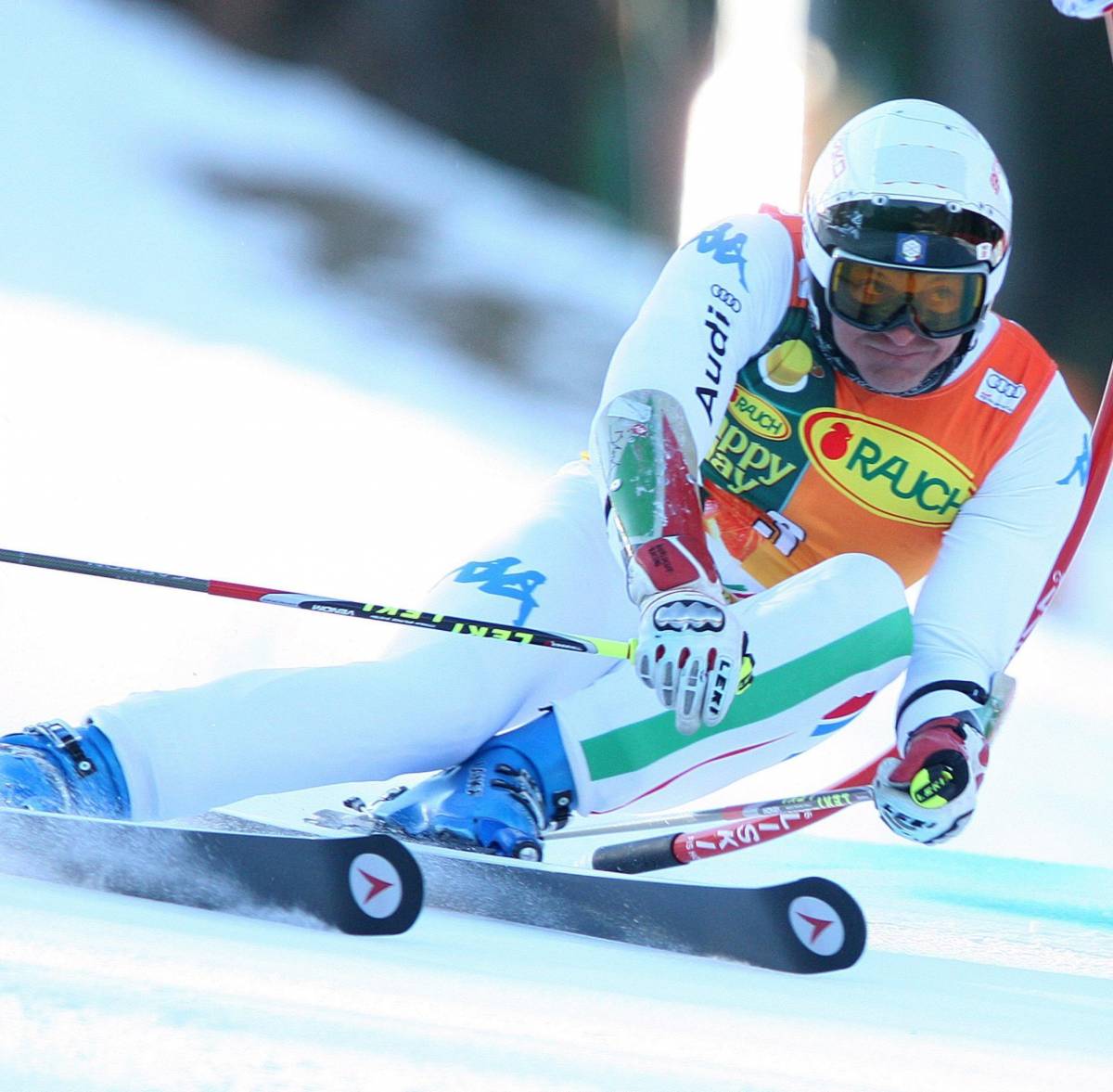 «Adesso penso a mio figlio E spero che faccia altri sport» Il gigantista, che sta per diventare papà, rivive una fantastica stagione «Un’apoteosi vincere in Badia col 19. Chi mi dava per finito adesso rosica»