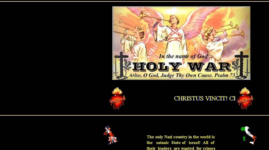 Sul sito neonazista Holy War lista di proscrizione antisemita ci sono giornalisti e professori