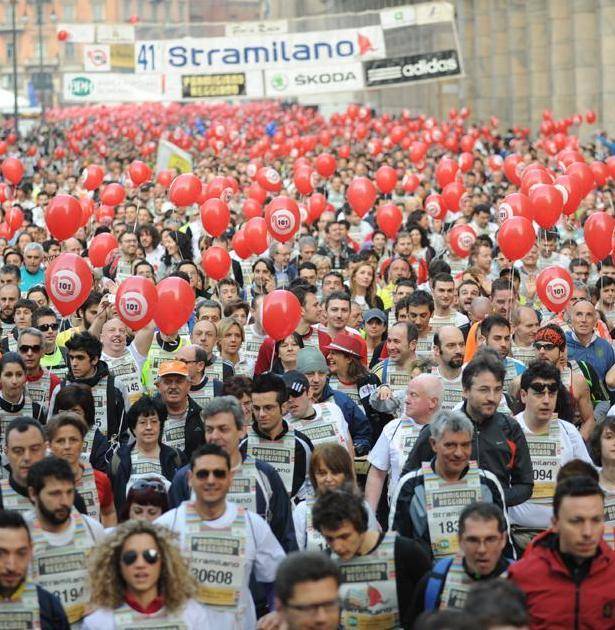 Stramilano da record: 66mila sportivi di corsa nella città senza auto