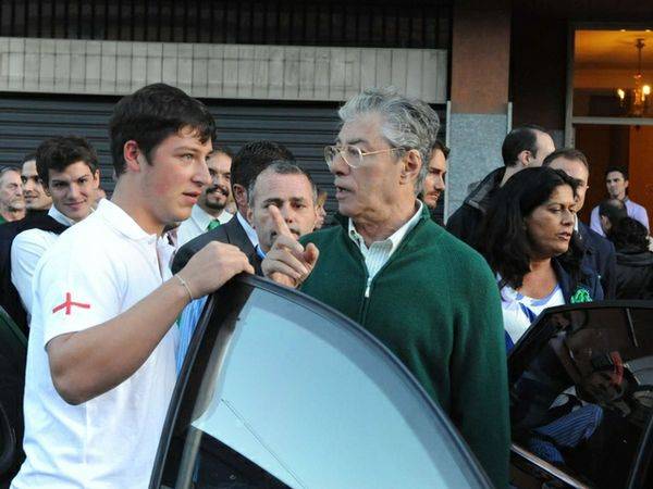 Candeggina in faccia a un militante Prc: condannato Bossi jr