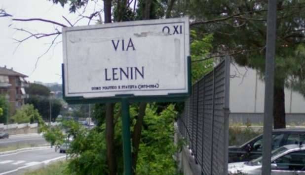 Roma contro via Lenin: "Un nome che stride" La sinistra insorge