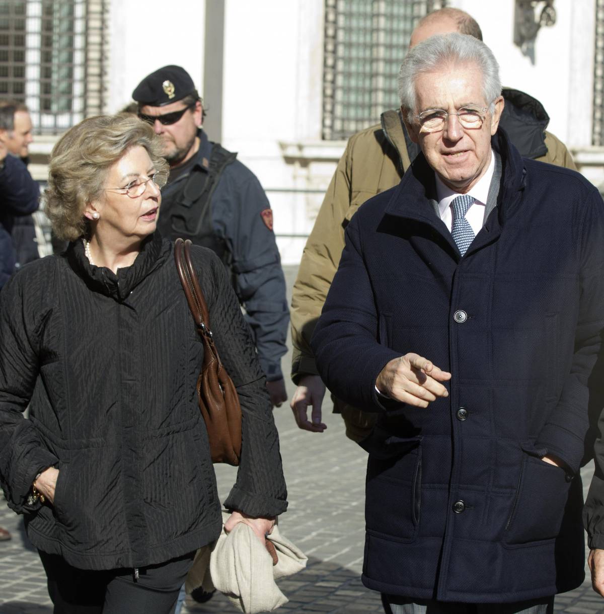 La signora Monti  ricoverata in ospedale
