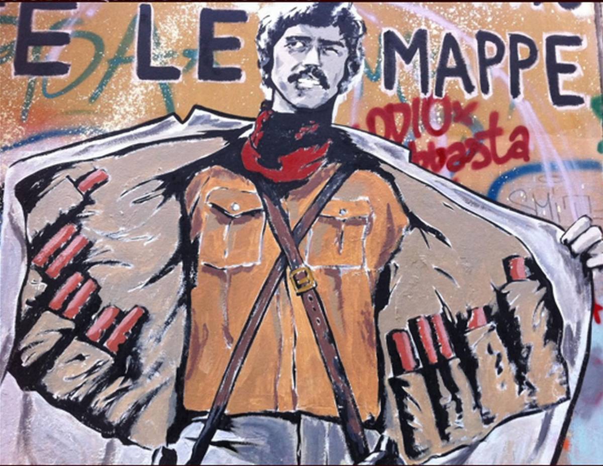 Al Ticinese spunta un murales che inneggia alla lotta armata