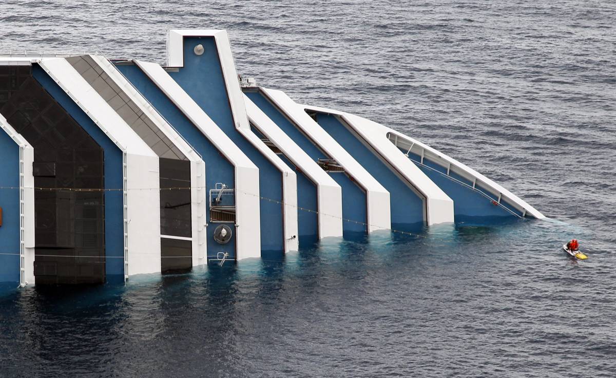 Ecco come sarà rimossa la Concordia dal Giglio