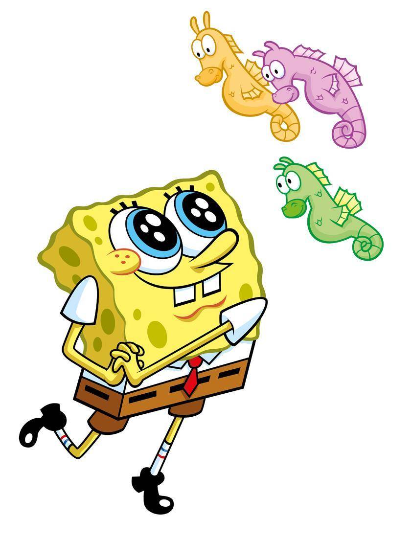 Spongebob fa da guida ai visitatori dell’Acquario