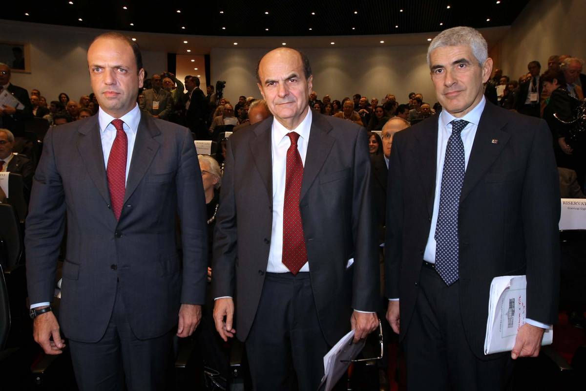 Alfano, Bersani e Casini: "Mandato forte per Monti"