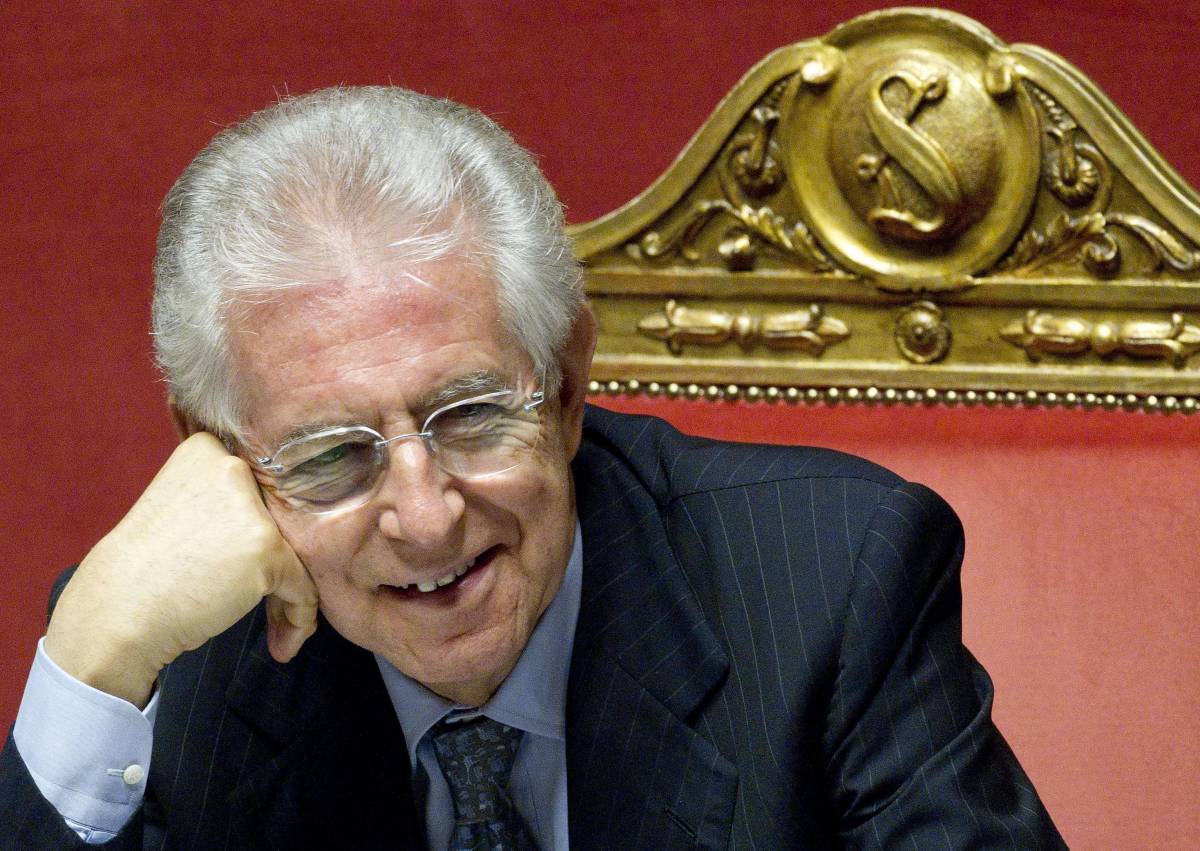 Monti in Senato si autocelebra e nasconde il flop di Bruxelles