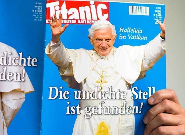 Censurato giornale tedesco che sbeffeggiava il Papa
