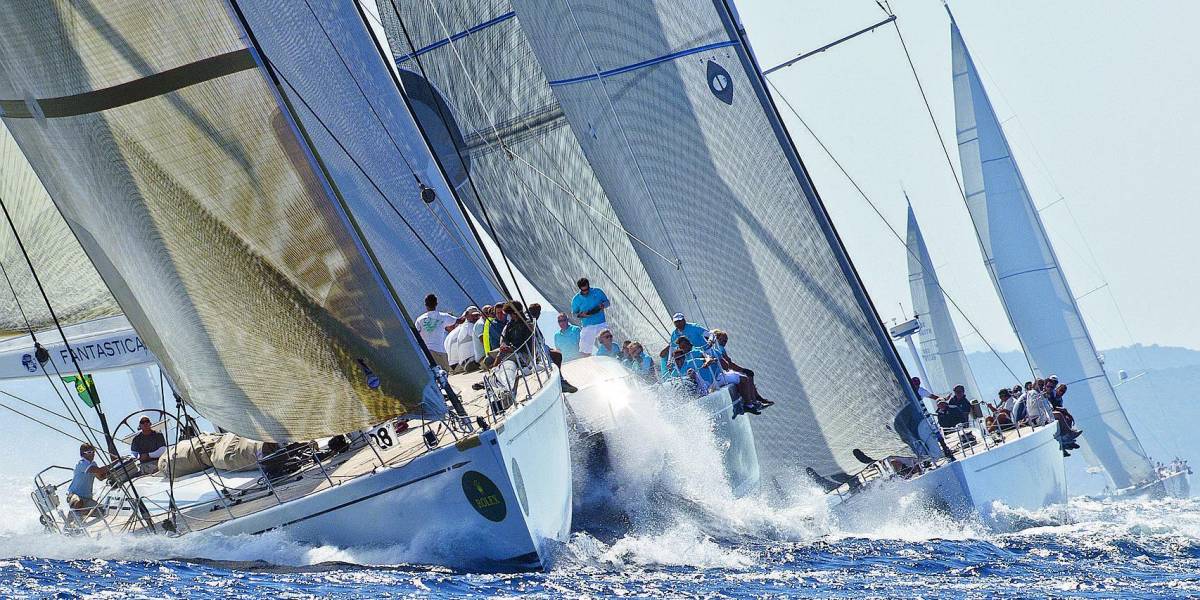 Spettacolo a Porto Cervo con i maxi della Rolex Cup