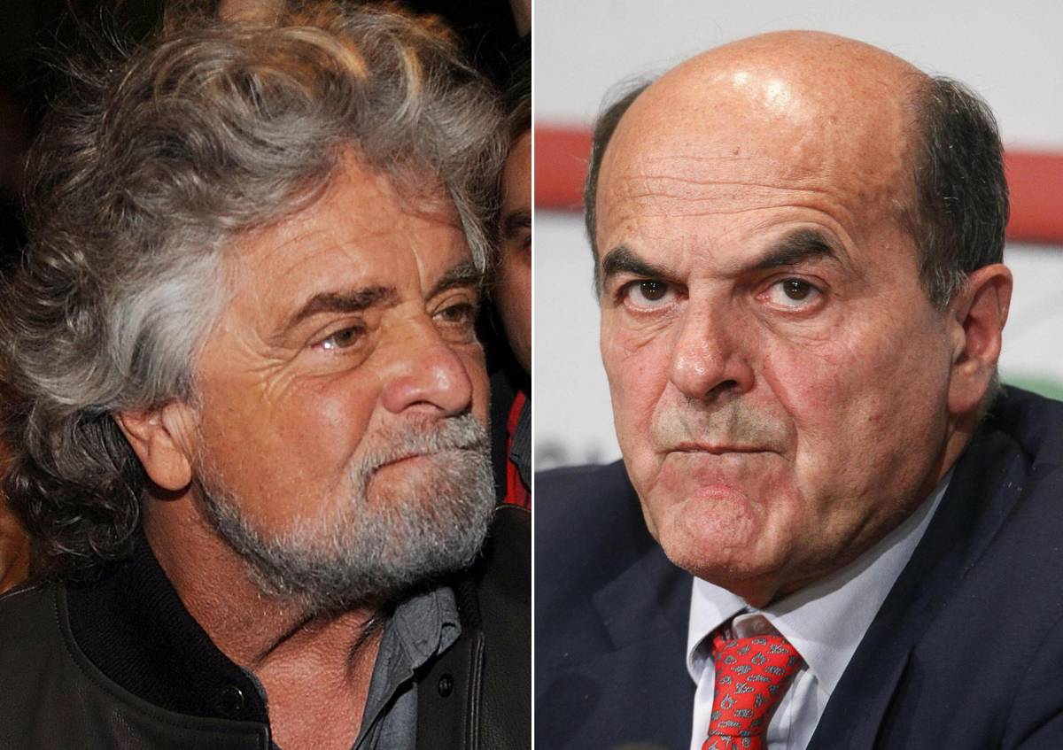Grillo replica a Bersani: "Fallito e amico della P2"