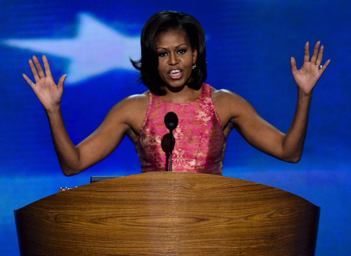 Michelle Obama: "Barack incarna il sogno americano"