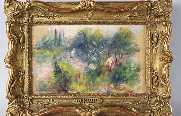 Compra un quadro al mercatino per 50 dollari: è un Renoir