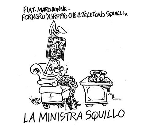 La vignetta di Vauro