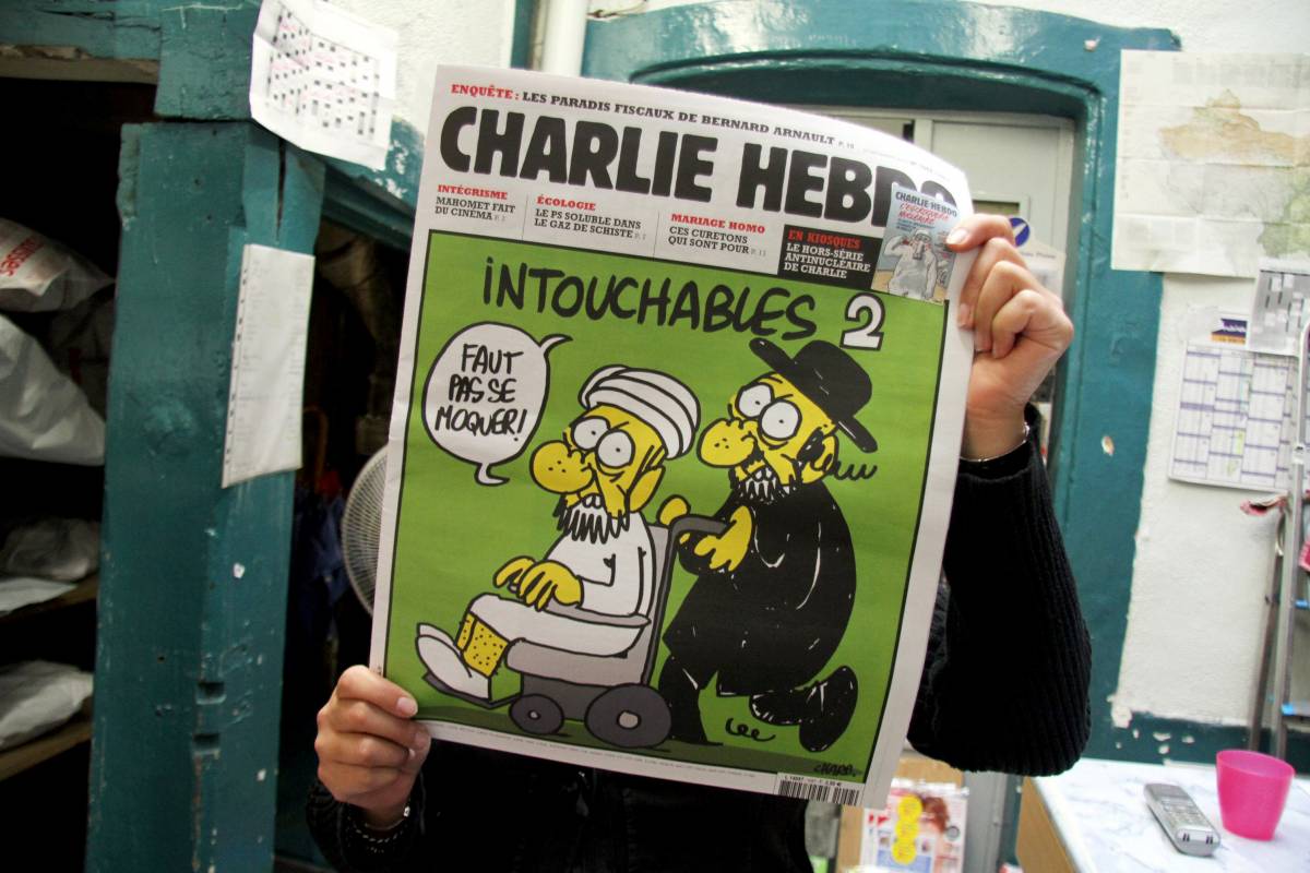 L'edizione di "Charlie Hebdo" con le vignette su Maometto