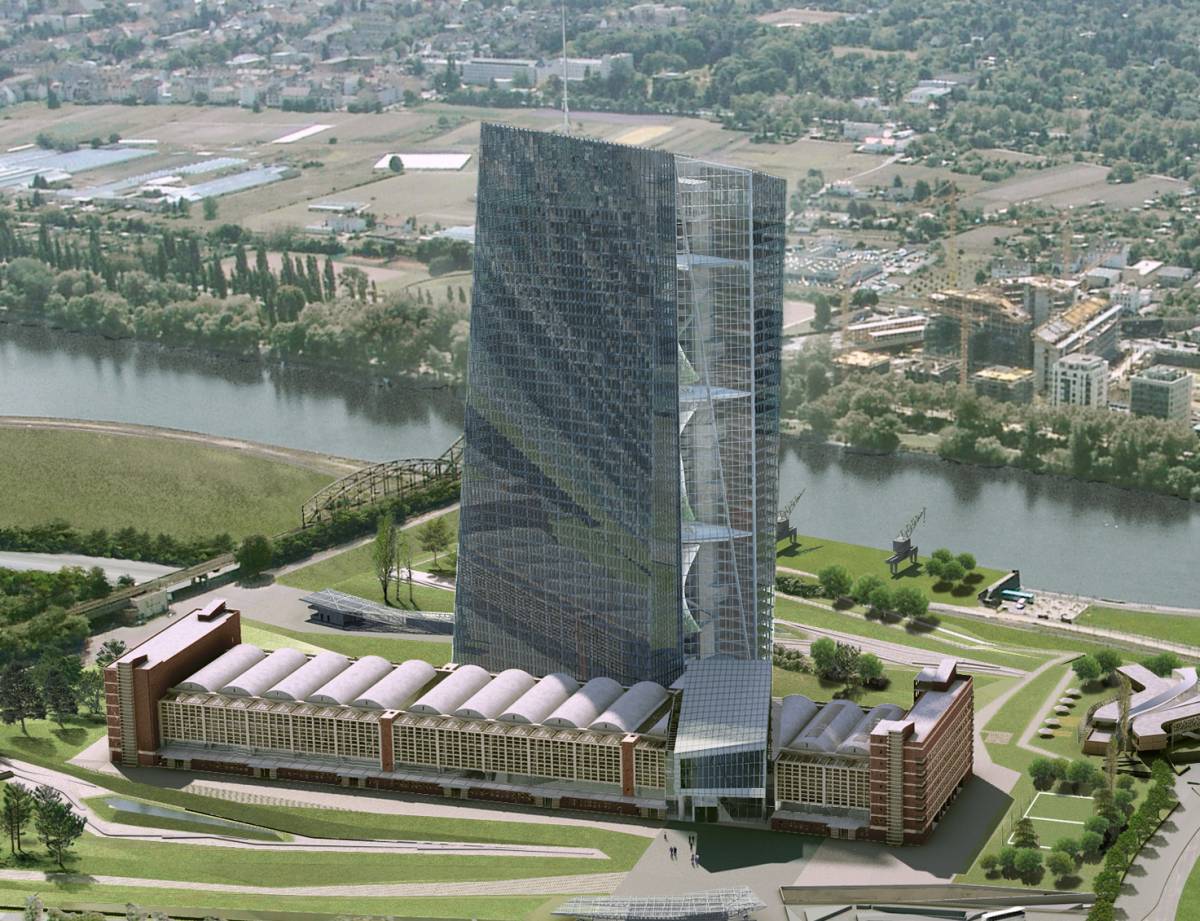 La nuova sede della Bce a Francoforte