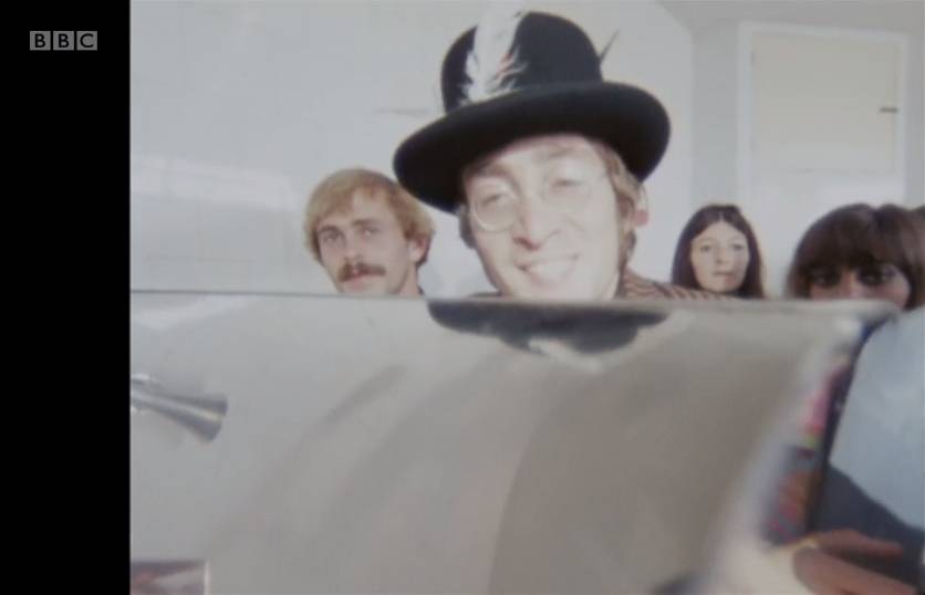 Un fotogramma dal video inedito dei Beatles