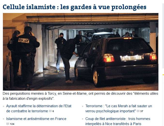Francia, blitz antiterrorismo islamico: trovate armi ed esplosivo