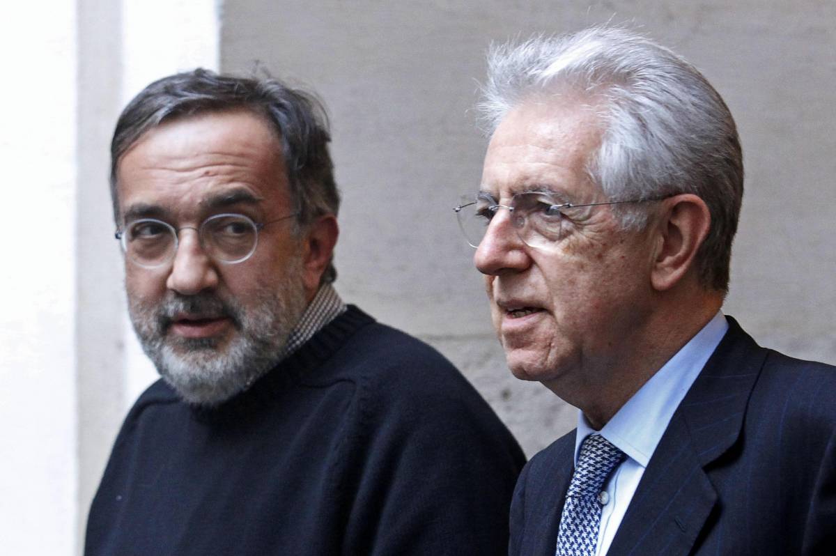Marchionne: "Spero che Monti resti in carica per sempre"