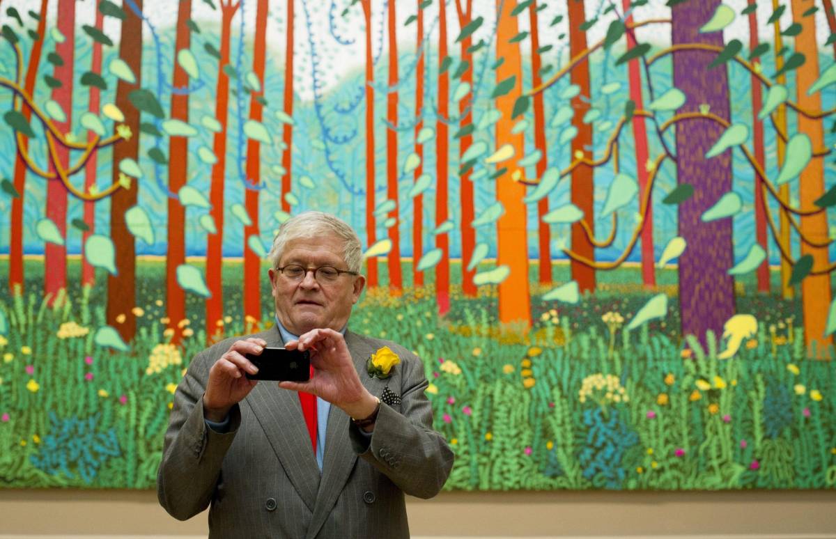 L'arte di Hockney: dipingo, ergo iPad