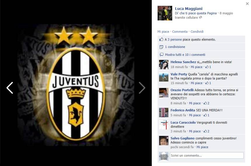 Pulvirenti: "Maggiani tifoso della Juventus"