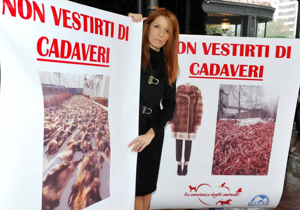 "Non vestitrti di cadaveri" La Brambilla in campo contro le pellicce