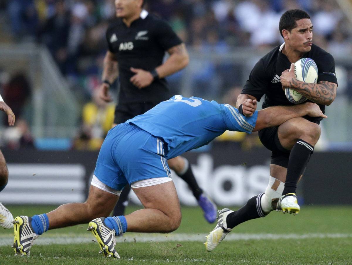 L'Italia in campo contro gli All Blacks