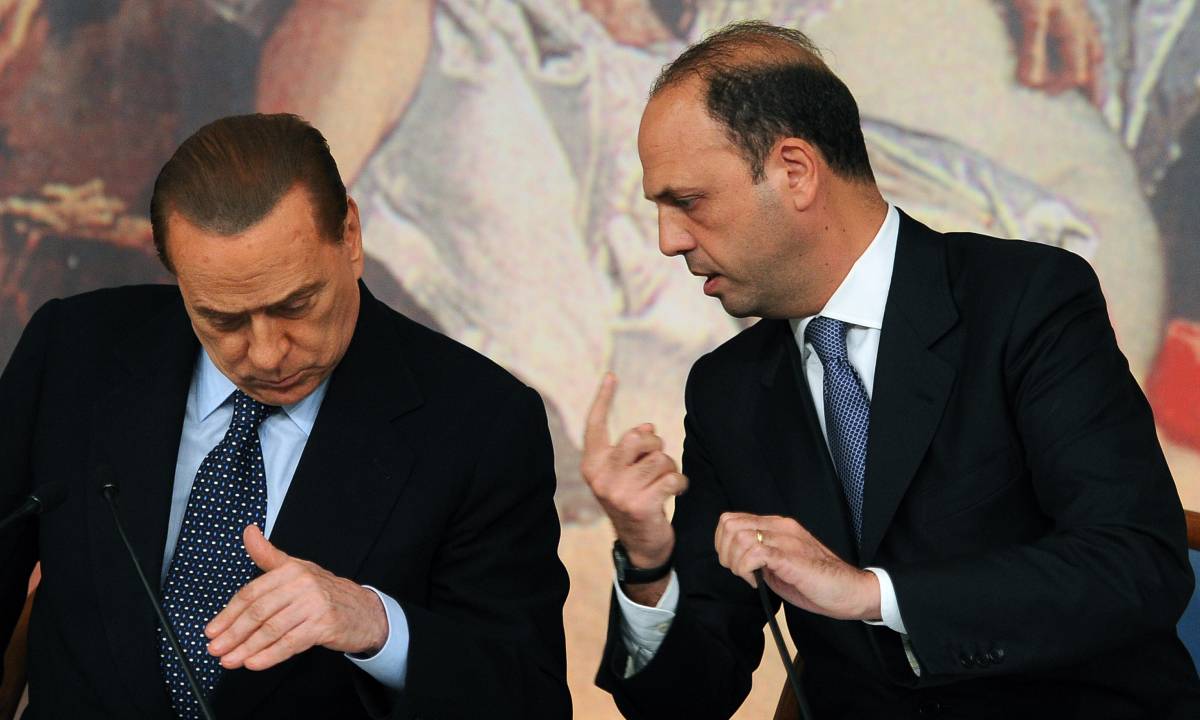 Silvio Berlusconi ed Angelino Alfano
