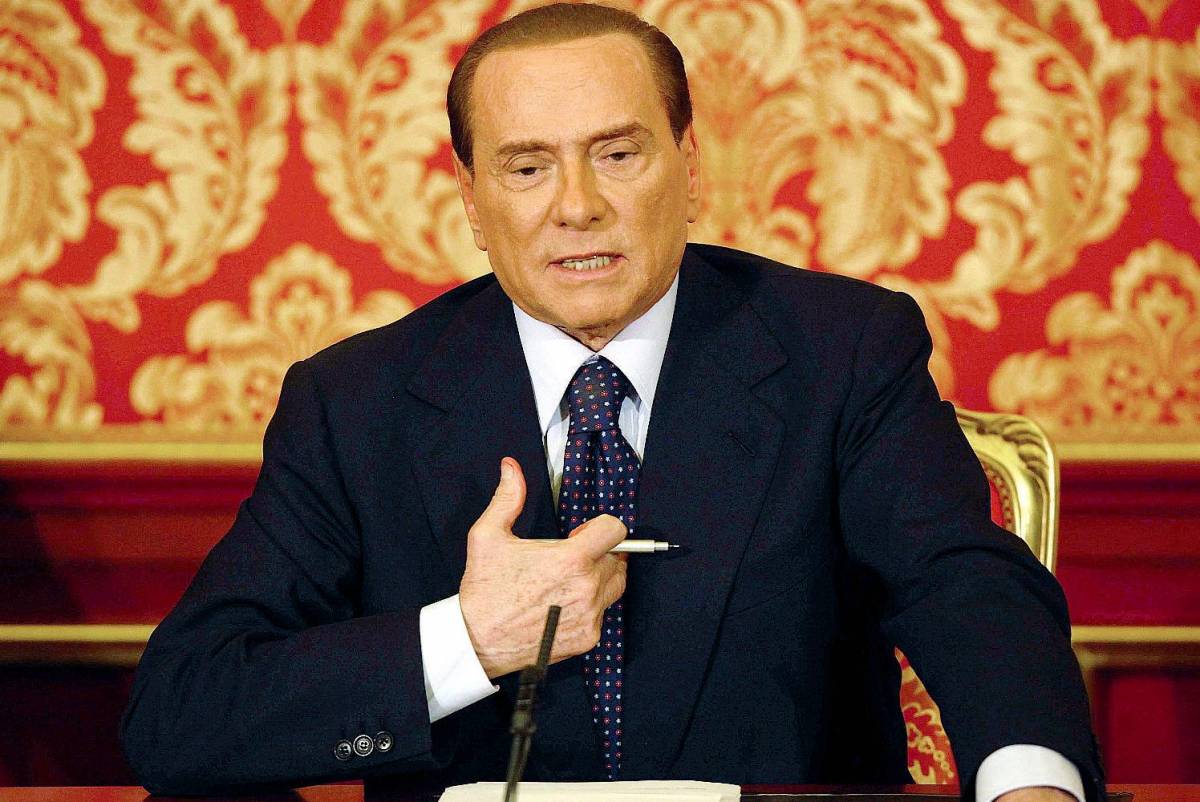 L'ex presidente del Consiglio Silvio Berlusconi