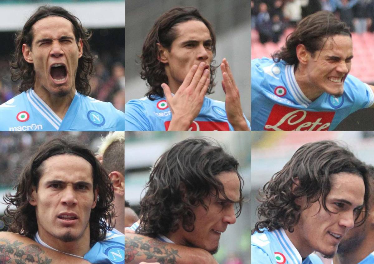 Sull'ottovolante Napoli Cavani studia Maradona